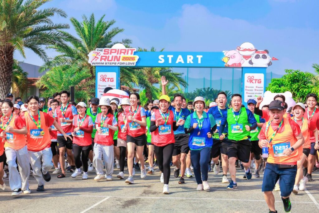 KTG Day - The Spirit Run đóng góp 126tr cho Quỹ vì người nghèo