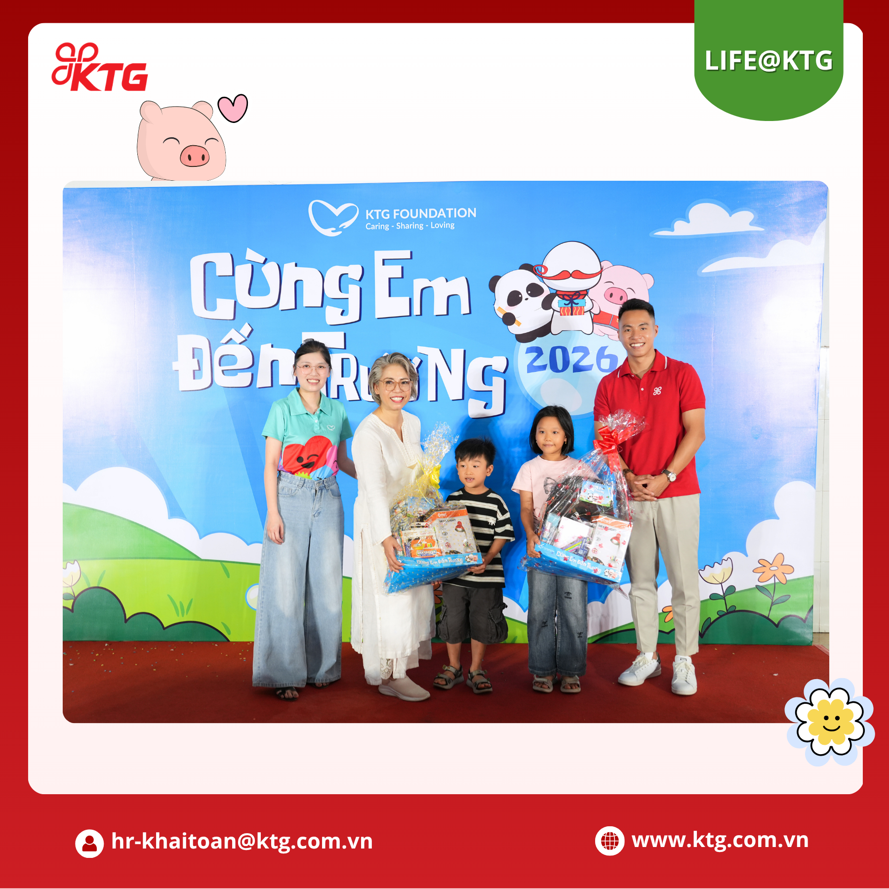 Chương trình vinh dự đón tiếp ban lãnh đạo KTG, KTG Foundation